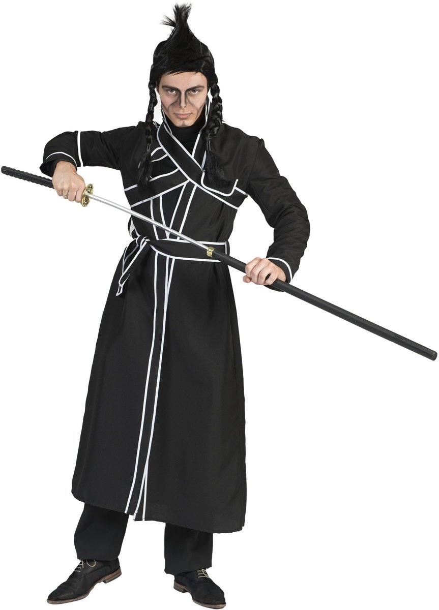 Ninja & Samurai Kostuum | Katana Samurai | Man | Maat 52-54 | Carnaval kostuum | Verkleedkleding